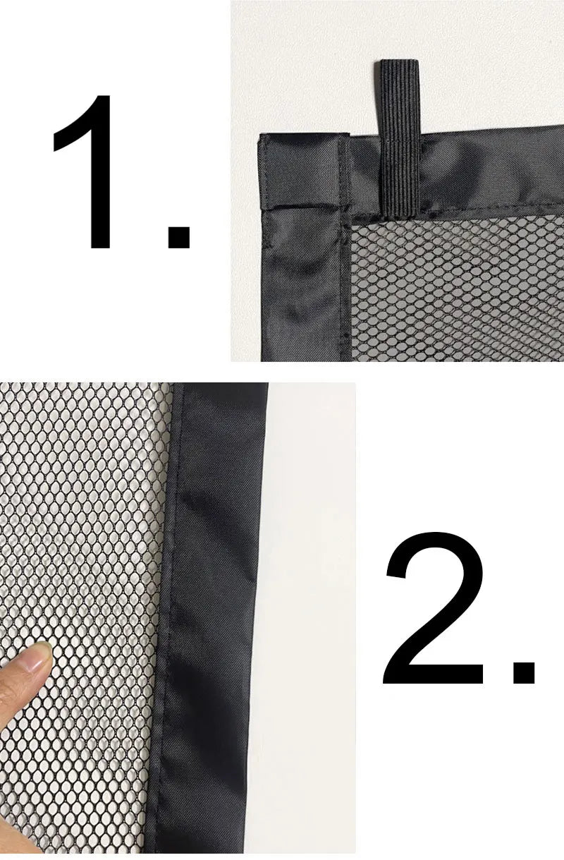 Portable Pet Safety Fence - Folding Mesh Barrier