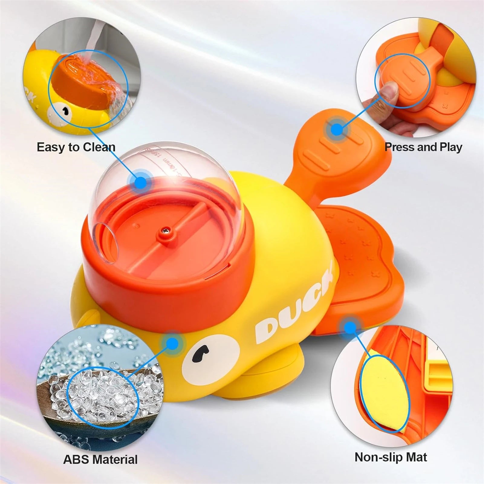 Interactive Duck Shaped Treat Toy - Dispenser for Small Medium Dogs and Cats