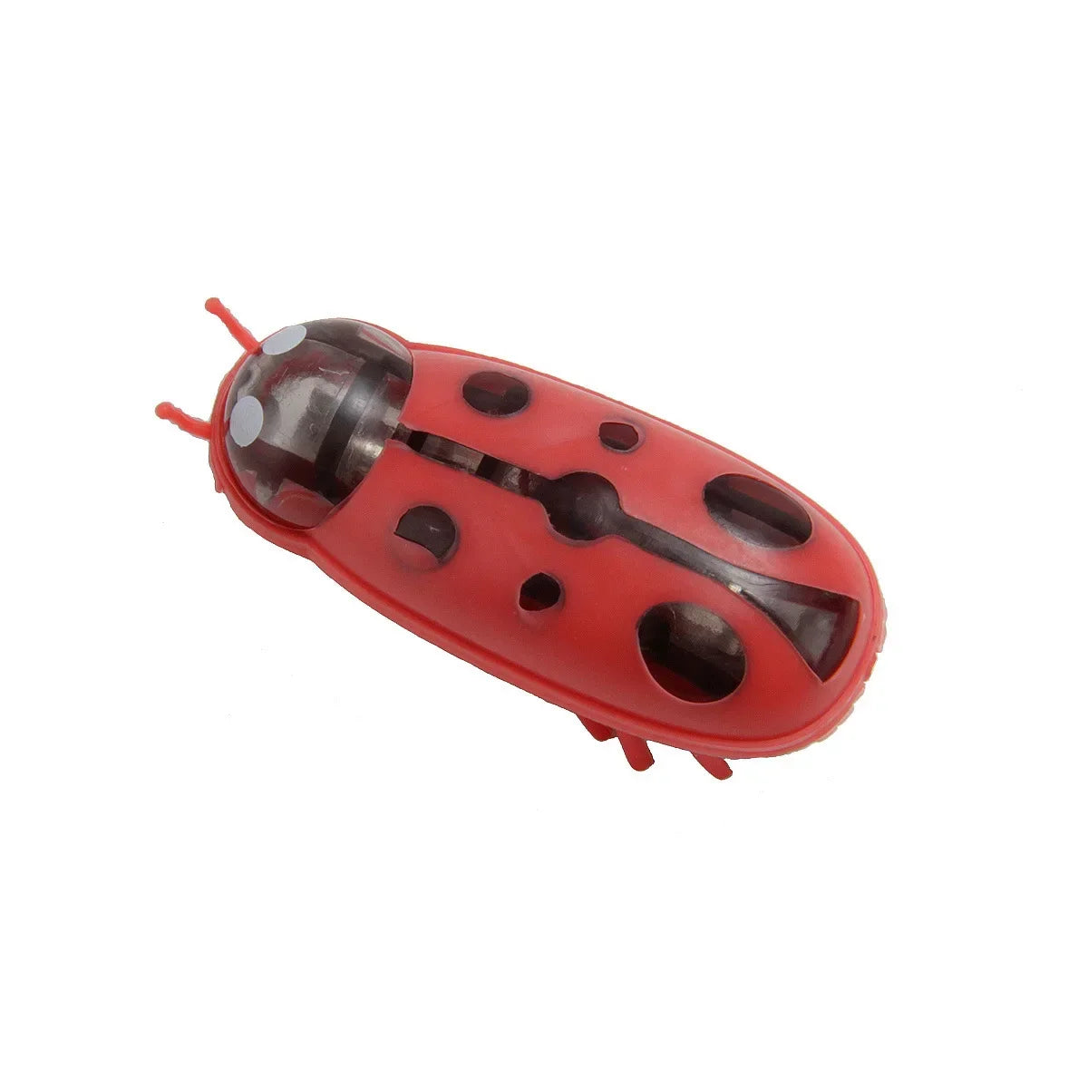 1PC Automatic Electric Bug Cat Toy Flips Moves Battery Operated Interactive PetToy for Cats Small Dogs Funny Beetle Play withLED