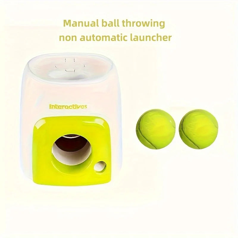 Pet Tennis Thrower Machine - Intelligent Feeding Reward Training System