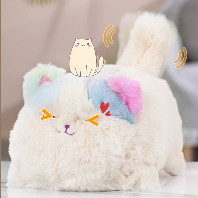 Interactive Kids Plush Huggy Pet - Electronic Cat Dog Birthday Gift for Girls