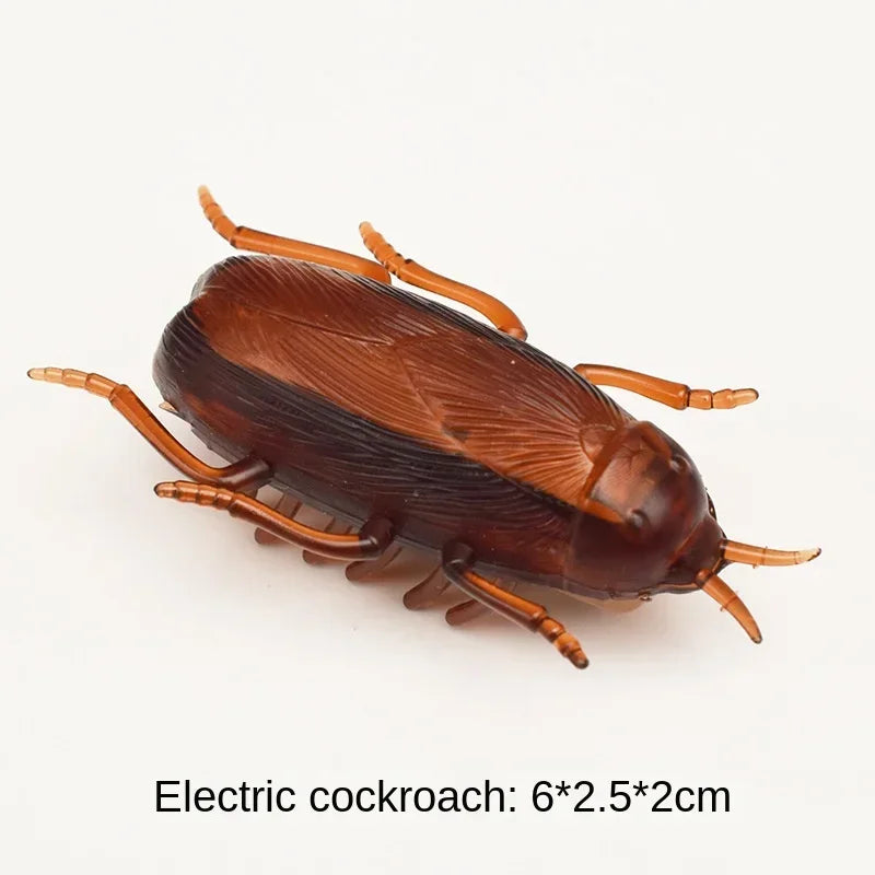1PC Automatic Electric Bug Cat Toy Flips Moves Battery Operated Interactive PetToy for Cats Small Dogs Funny Beetle Play withLED