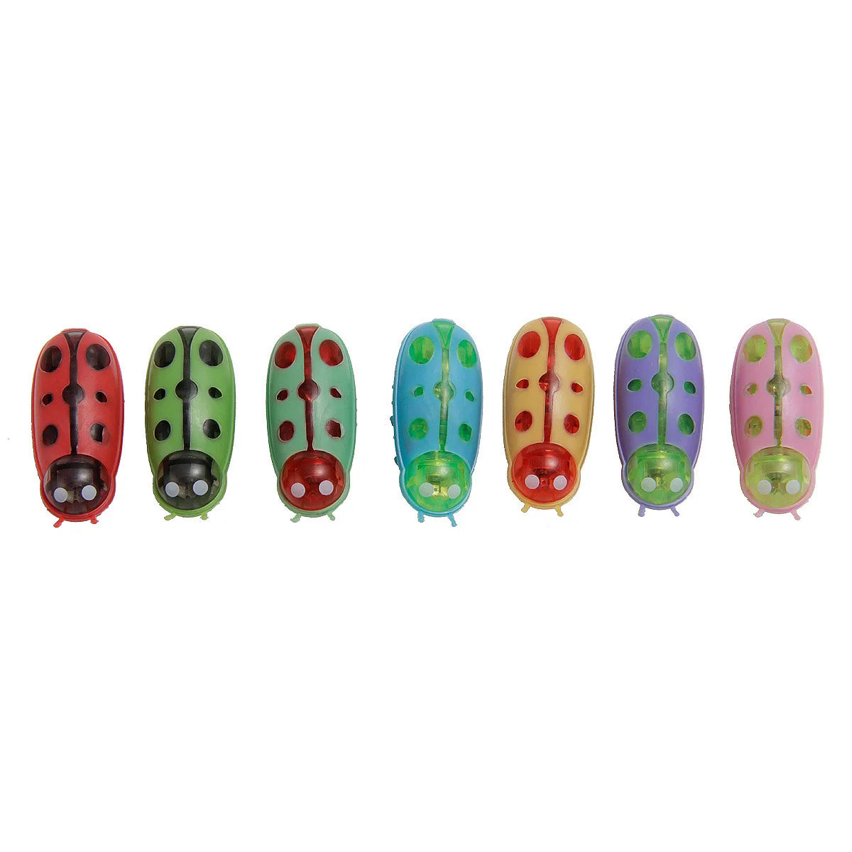1PC Automatic Electric Bug Cat Toy Flips Moves Battery Operated Interactive PetToy for Cats Small Dogs Funny Beetle Play withLED