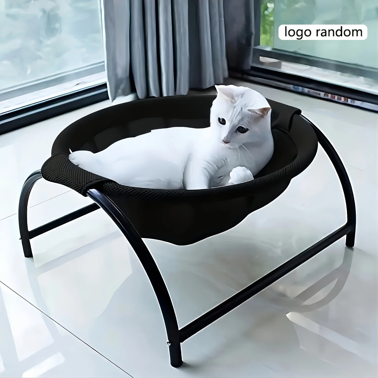 Cat Bed Stable Structure - Detachable Breathable Free-Standing Hammock