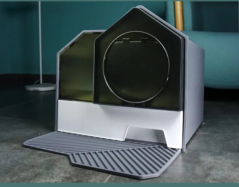 New Cat Litter Pan Fully Enclosed Odour Barrier Extra Large Oversized Drawer Anti Litter Splash Cats Litter Pan Pet Products