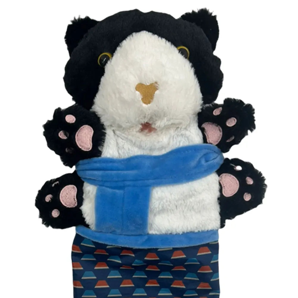 Interactive Cat Wrestling Puppet - Plush Animal Toy
