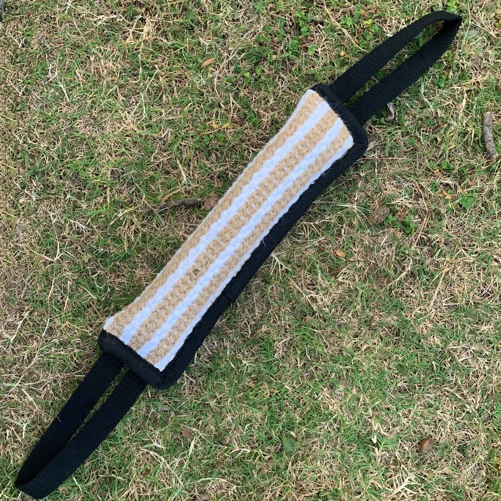 Tug of War Puppy Training Toy - Interactive Bite Pillow with 2 Handles