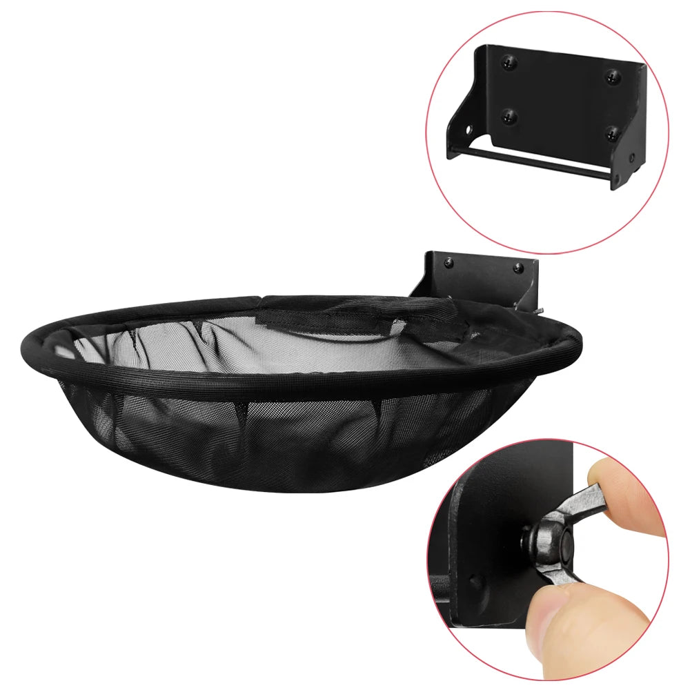 Cat Hammock Wall Mounted Foldable - Breathable Bed for Multi-Activity Use