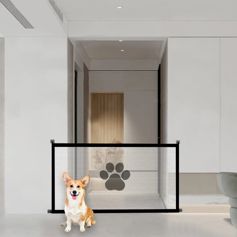 Portable Pet Safety Fence - Folding Mesh Barrier