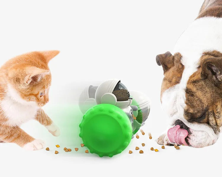Dog Treat Toy Interactive Pet Food Dispenser - Puzzle Toy for Small Dogs and Cats