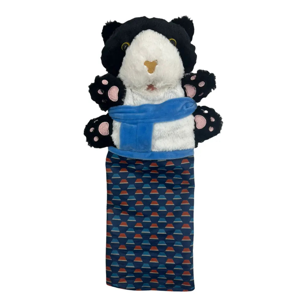 Interactive Cat Wrestling Puppet - Plush Animal Toy