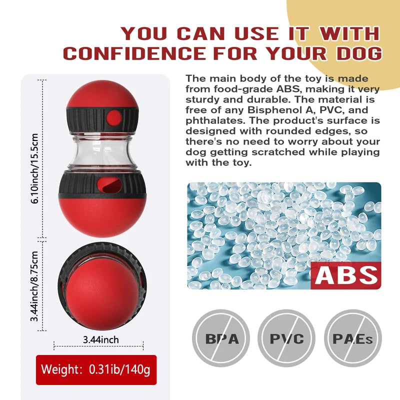 Smart IQ Training Dog Toy - Slow Feeder Puzzle Ball