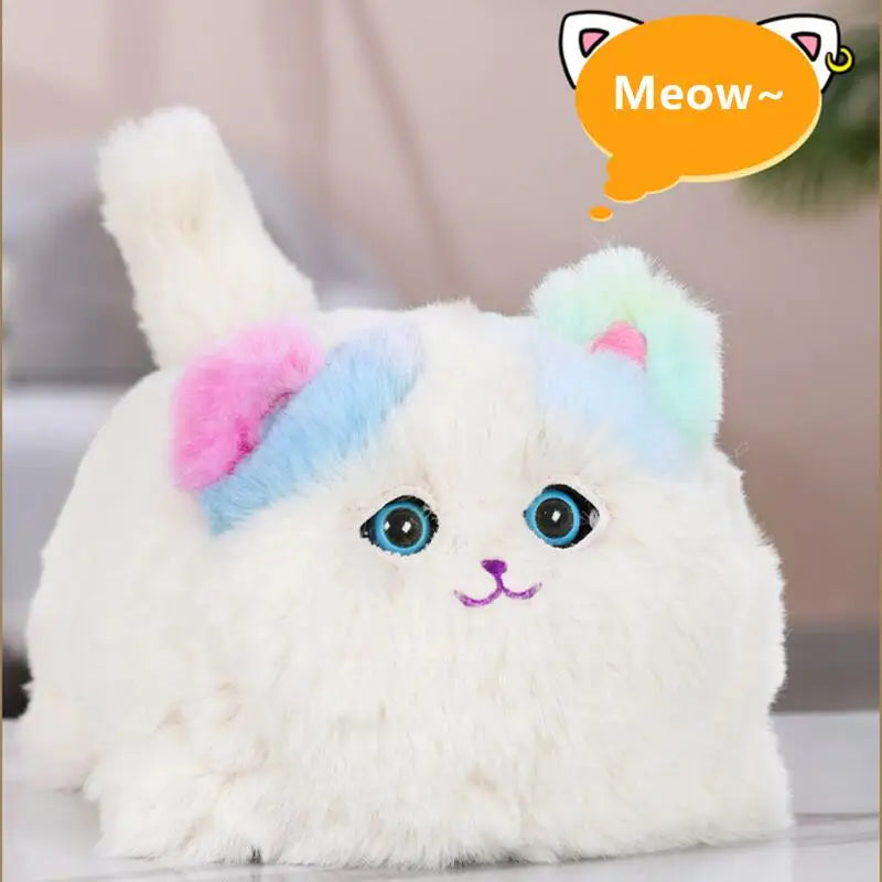 Interactive Kids Plush Huggy Pet - Electronic Cat Dog Birthday Gift for Girls