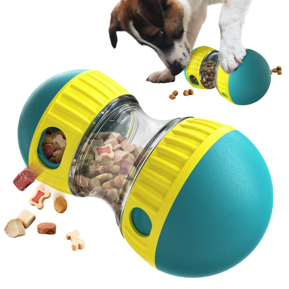 Pet Dog Treat Dispenser Toy - Interactive Slow Feeder for All Dog Sizes