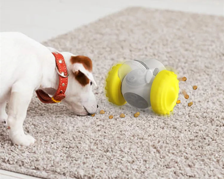 Dog Treat Toy Interactive Pet Food Dispenser - Puzzle Toy for Small Dogs and Cats