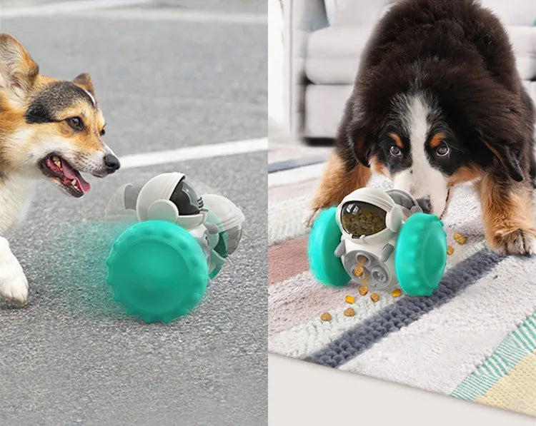 Dog Treat Toy Interactive Pet Food Dispenser - Puzzle Toy for Small Dogs and Cats