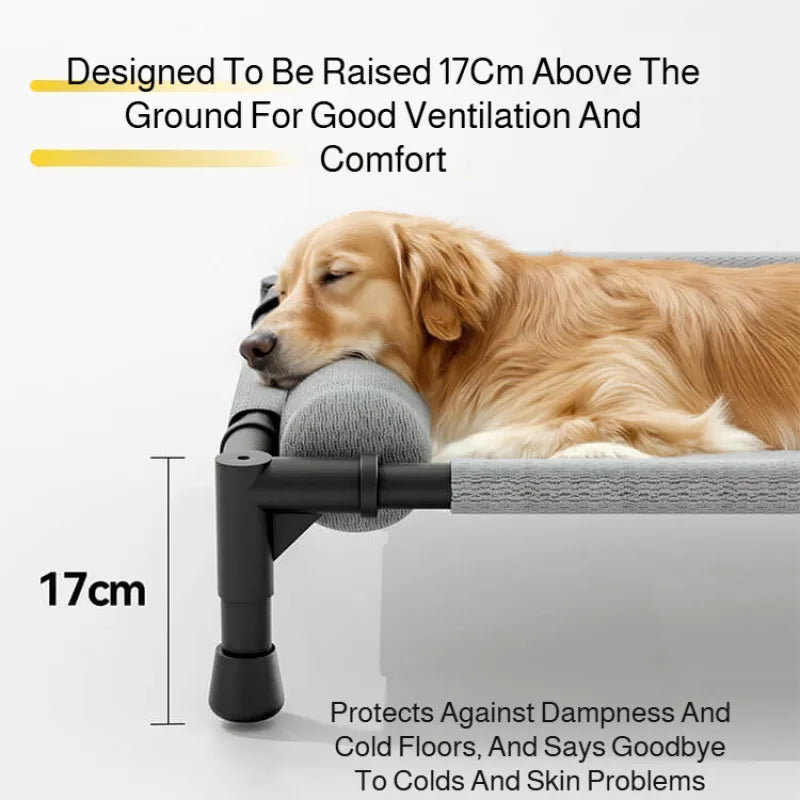 Medium and large cat and dog off-the-ground bed