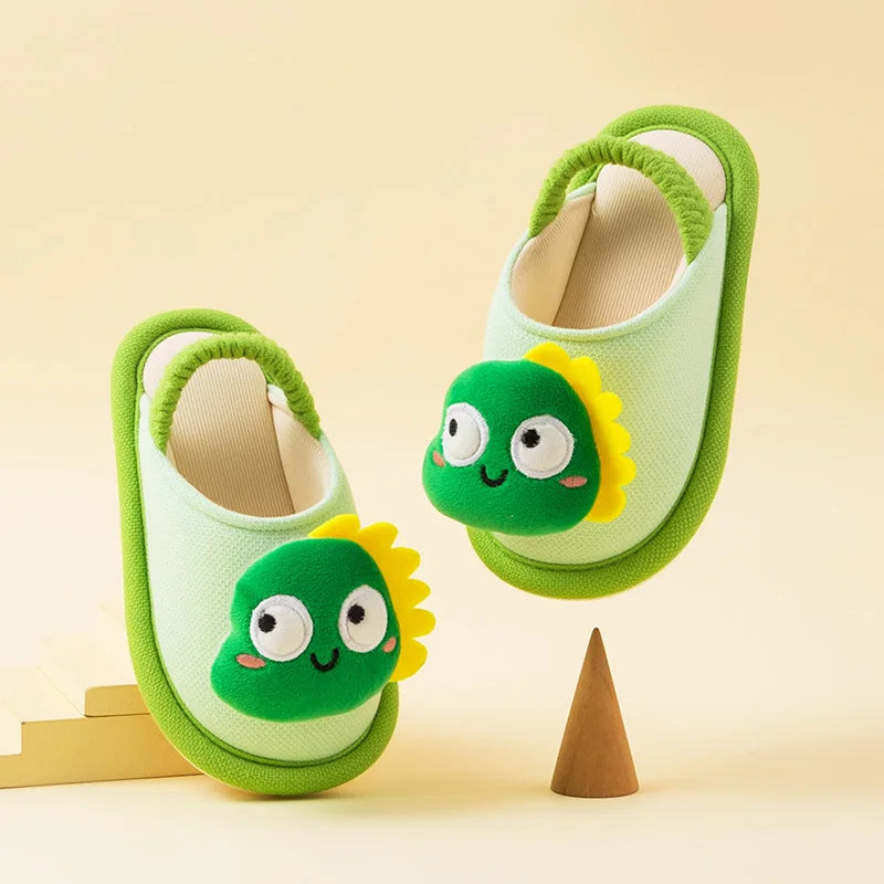 MELITTDEER Kids' Winter Slippers - Plush Warmth for Children Ages 1-5