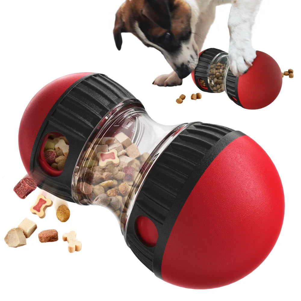 Pet Dog Treat Dispenser Toy - Interactive Slow Feeder for All Dog Sizes