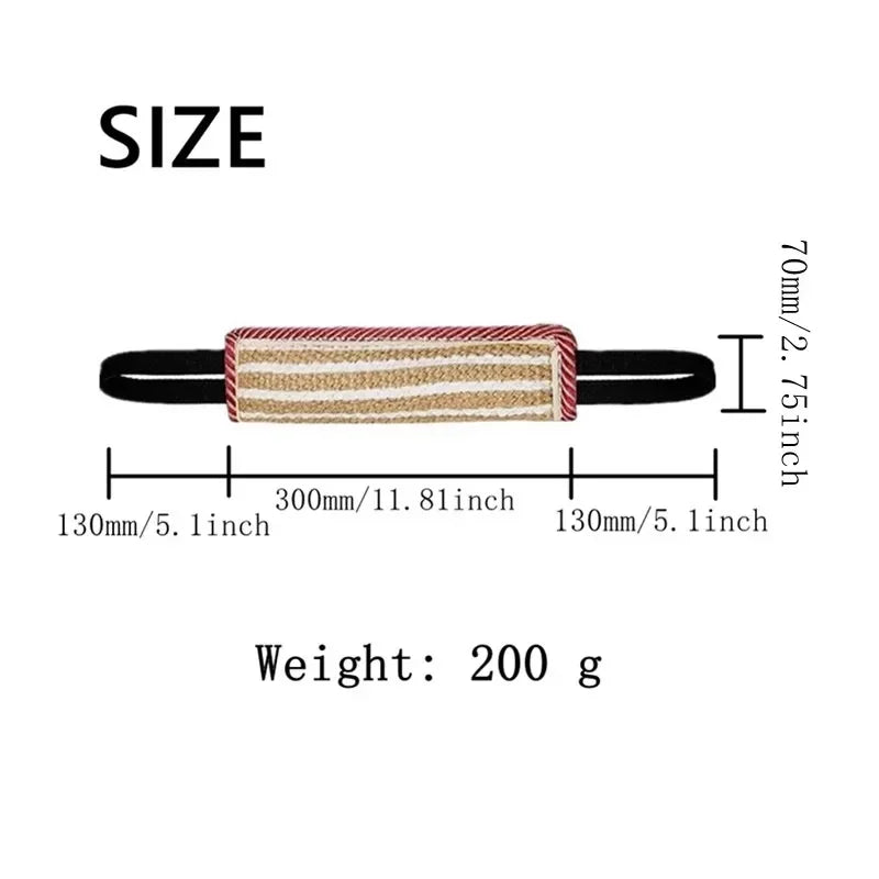 Tug of War Puppy Training Toy - Interactive Bite Pillow with 2 Handles