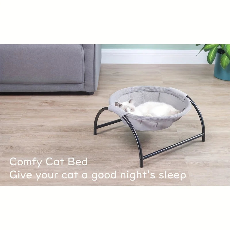 Cat Bed Stable Structure - Detachable Breathable Free-Standing Hammock