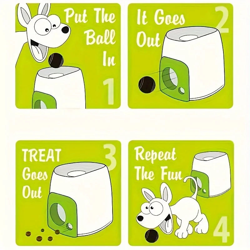 Pet Tennis Thrower Machine - Intelligent Feeding Reward Training System