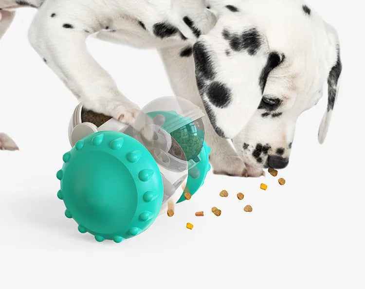 Dog Treat Toy Interactive Pet Food Dispenser - Puzzle Toy for Small Dogs and Cats