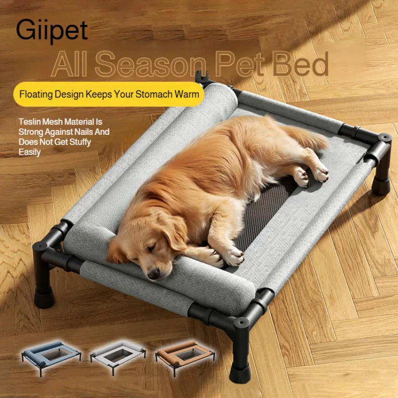 Medium and large cat and dog off-the-ground bed