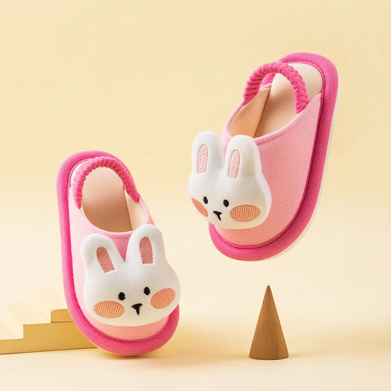 MELITTDEER Kids' Winter Slippers - Plush Warmth for Children Ages 1-5