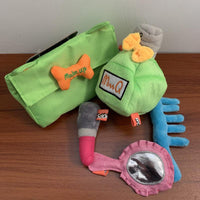 Interactive Plush Squeaky Dog Toy Set: Hide And Seek Fun-3