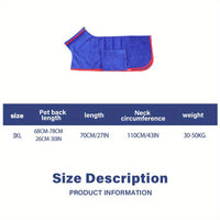 Super Absorbent Dog Bathrobe Towel - Quick-Drying for All Breeds