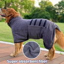Super Absorbent Dog Bathrobe Towel - Quick-Drying for All Breeds