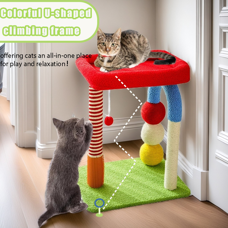 Multi-Function Cat Tree Bed