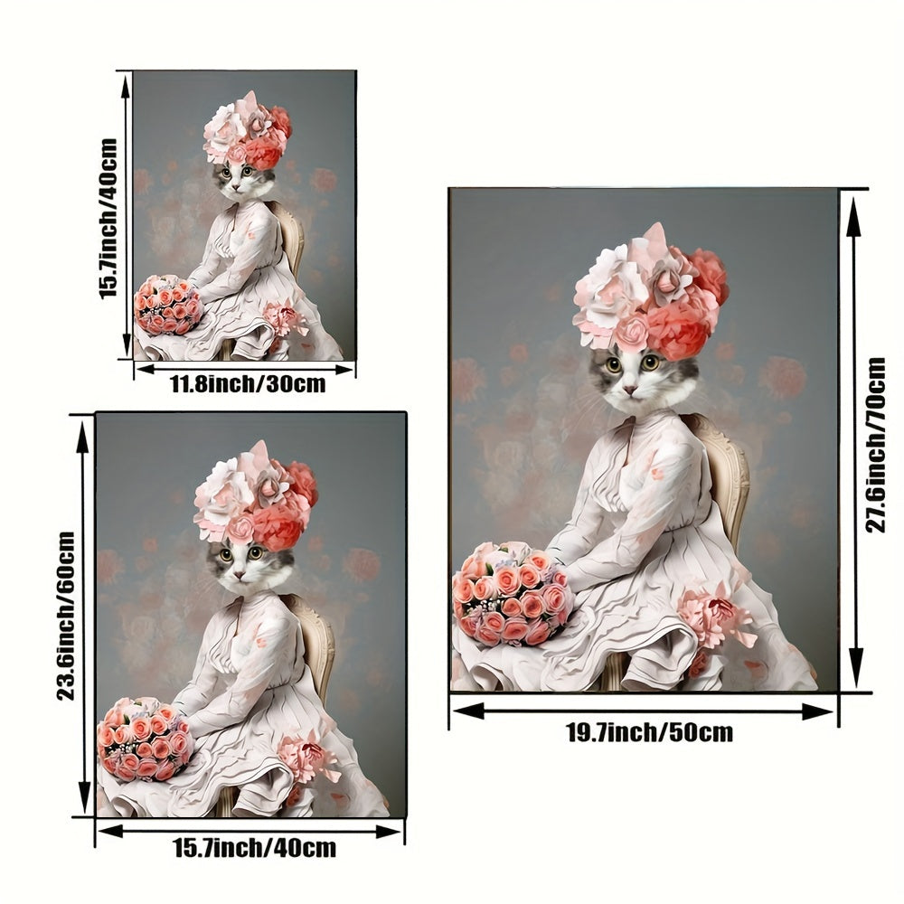 Royal Pet Portrait Canvas - Custom Aristocratic Art