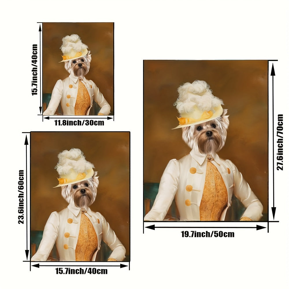 Royal Pet Portrait Canvas - Custom Aristocratic Art