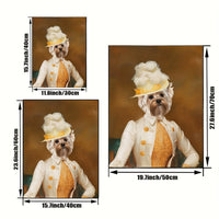 Royal Pet Portrait Canvas - Custom Aristocratic Art