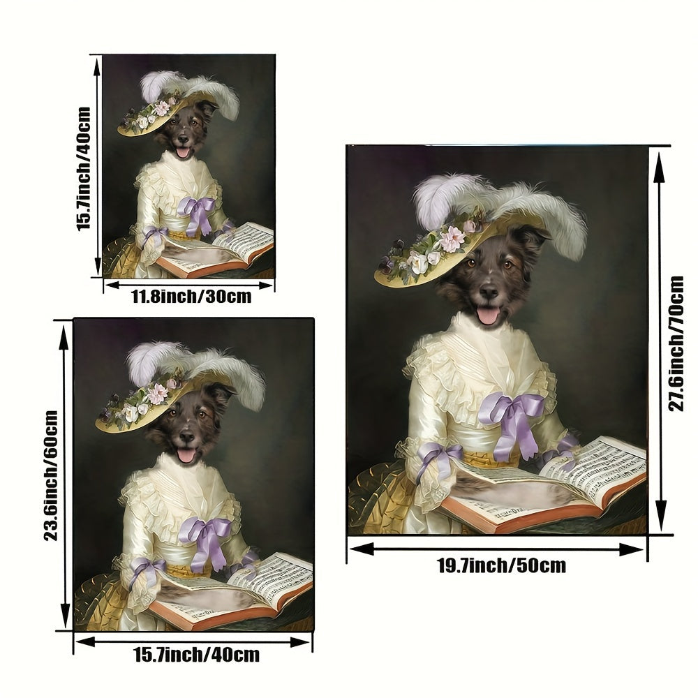 Royal Pet Portrait Canvas - Custom Aristocratic Art