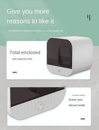 Enclosed And Splash-Proof Cat Litter Box With Drawer Design-1