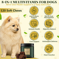 8-in-1 Daily Multivitamin Bites - Complete Health Support for Dogs