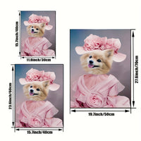 Royal Pet Portrait Canvas - Custom Aristocratic Art