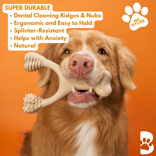 BetterBone HARD CHEW TOY: Natural Ingredients, eco-friendly, and ultra-durable chew for the toughest chewers!