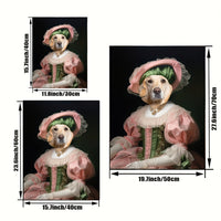 Royal Pet Portrait Canvas - Custom Aristocratic Art