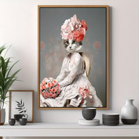 Royal Pet Portrait Canvas - Custom Aristocratic Art