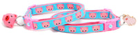 Pink Pigs Breakaway Cat Collar-3