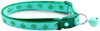 Marijuana Leaves Breakaway Cat Collar-1