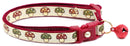 Woodland Mushrooms Breakaway Cat Collar-10
