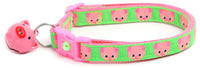Pink Pigs Breakaway Cat Collar-5