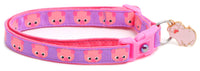 Pink Pigs Breakaway Cat Collar-13