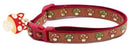Woodland Mushrooms Breakaway Cat Collar-2