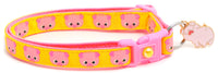 Pink Pigs Breakaway Cat Collar-12